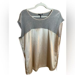 Heather Grey and Gold Blouse
